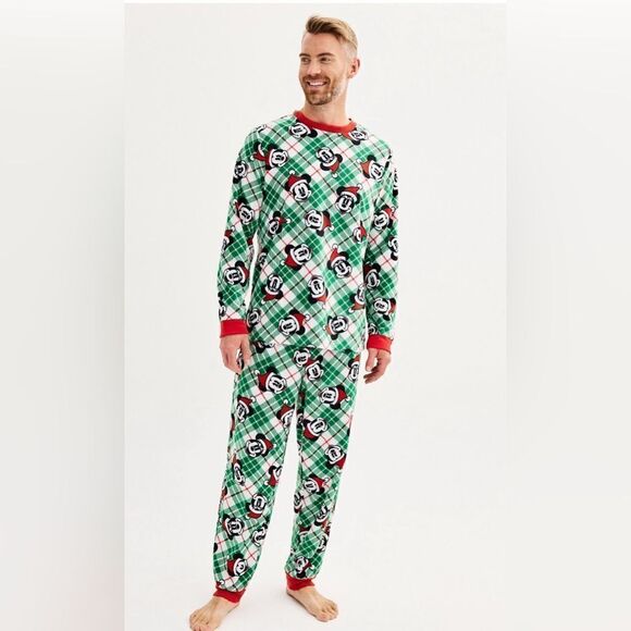 Disney Other - Disney 100th anniversary, Mickey Mouse Christmas pajamas